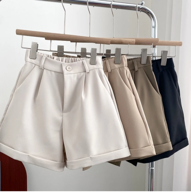 Quần short nữ mùa hè lưng cao