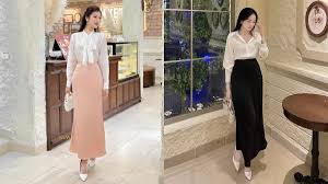 chân váy lụa